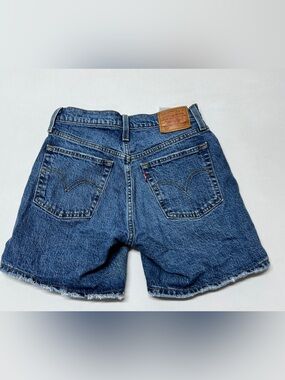 Levi's Premium 501 Denim Jean Shorts Button Fly Size W25